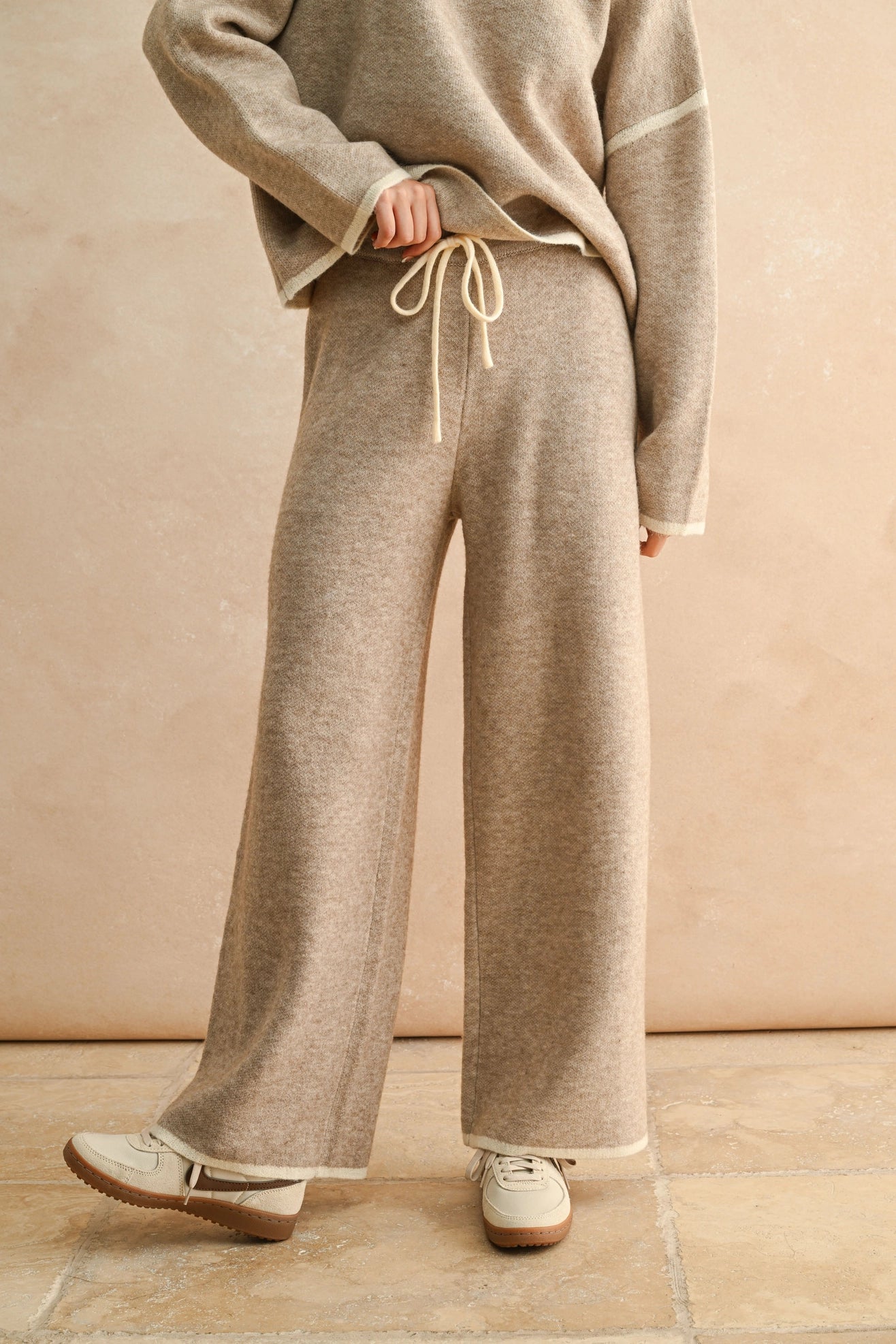 Wide Leg Sweater Pants