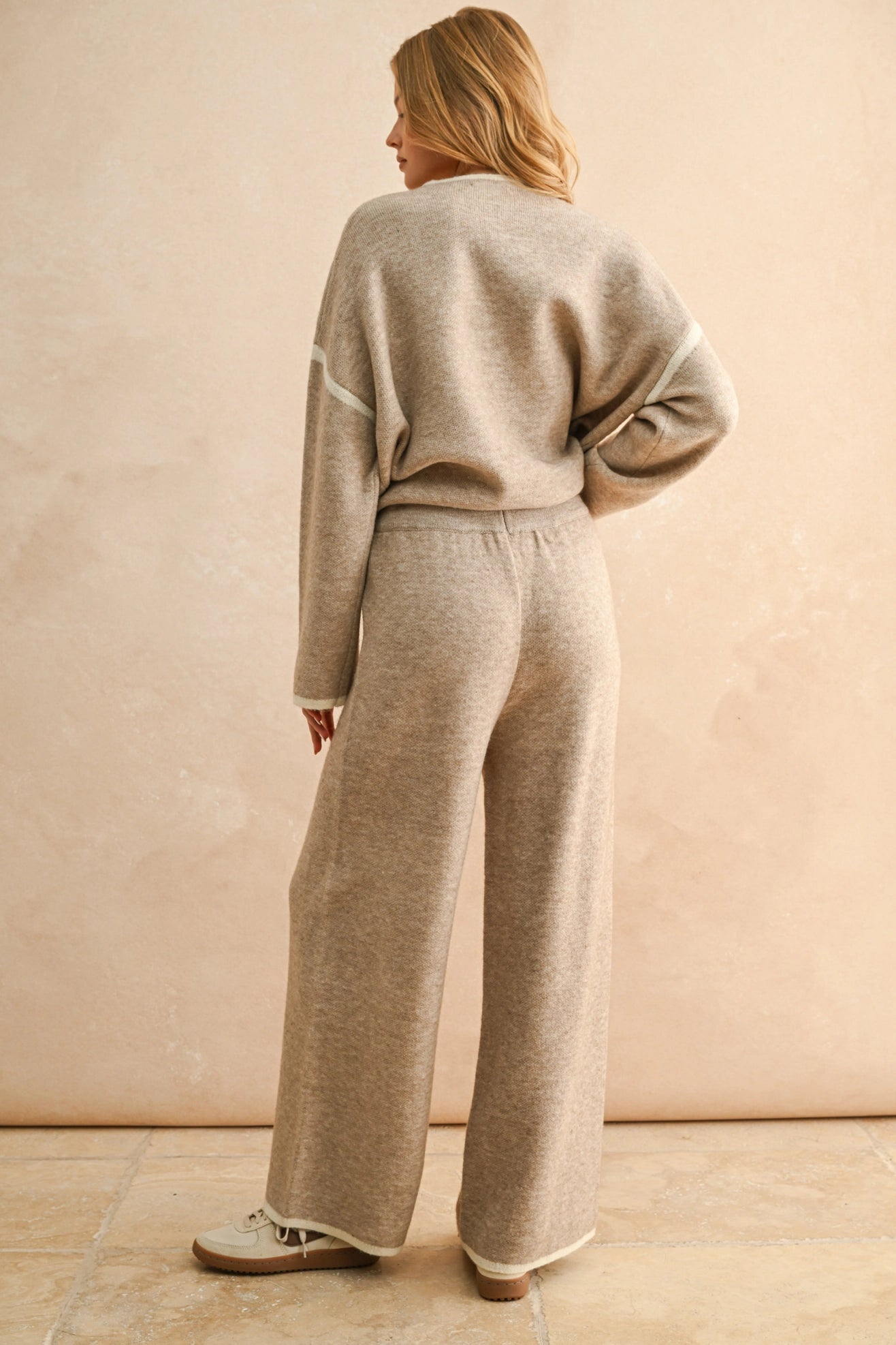 Wide Leg Sweater Pants