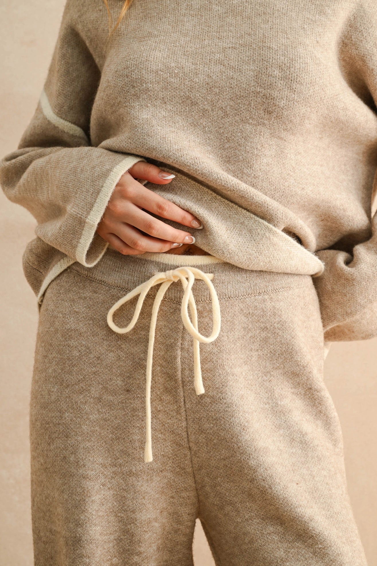 Wide Leg Sweater Pants