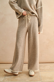 Wide Leg Sweater Pants