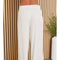 Wide Leg Tencel Pants W/Pockets-Pants-MILIO MILANO-XS-BUTTER-Urbanheer