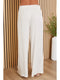 Wide Leg Tencel Pants W/Pockets-Pants-MILIO MILANO-XS-BUTTER-Urbanheer