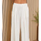 Wide Leg Tencel Pants W/Pockets-Pants-MILIO MILANO-XS-BUTTER-Urbanheer