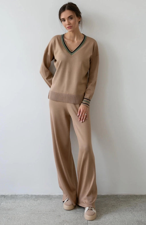 Wide Leg Trousers-Trousers-Nenya Fashion Limited-XS/S-Caramel-Urbanheer
