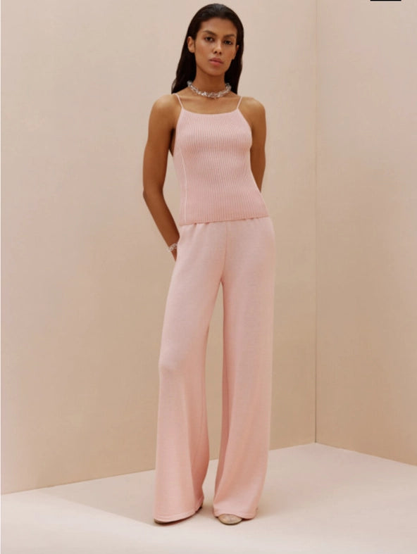 Wide Leg Trousers-Trousers-Nenya Fashion Limited-XS/S-Powder-Urbanheer