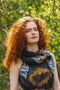 Wild Beauty Bohemian Bamboo Scarf with Peacock Print-Scarf-Market of Stars-68cm x 155cm-Urbanheer