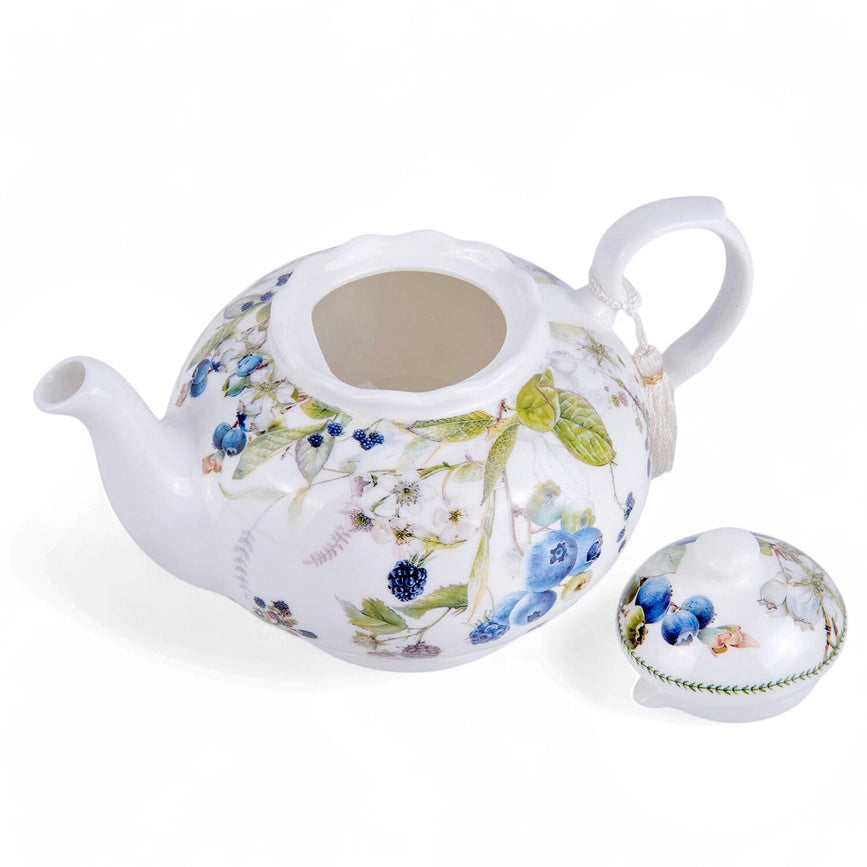 Wild Berries Bone China Teapot in Gift Box-Teapot-STP-8.66 х 5.8 х 5.6" (22 х 14.8 х 14.2 cm)-Urbanheer