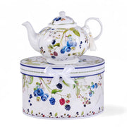 Wild Berries Bone China Teapot in Gift Box-Teapot-STP-8.66 х 5.8 х 5.6" (22 х 14.8 х 14.2 cm)-Urbanheer