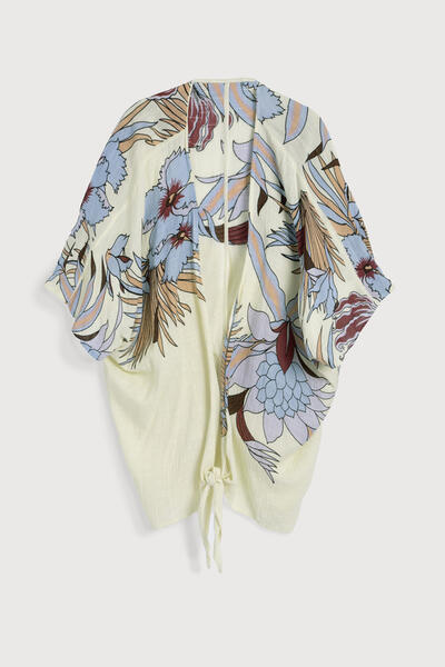 Wildflower Tie Front Kimono-Kimono-SAACHI-Wildflower-Urbanheer