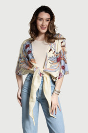 Wildflower Tie Front Kimono-Kimono-SAACHI-Wildflower-Urbanheer