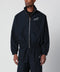 Willy Chavarria Pinstripe zip-up jacket with logo embroidery