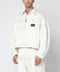 Willy Chavarria Stockton white washed-effect zip jacket