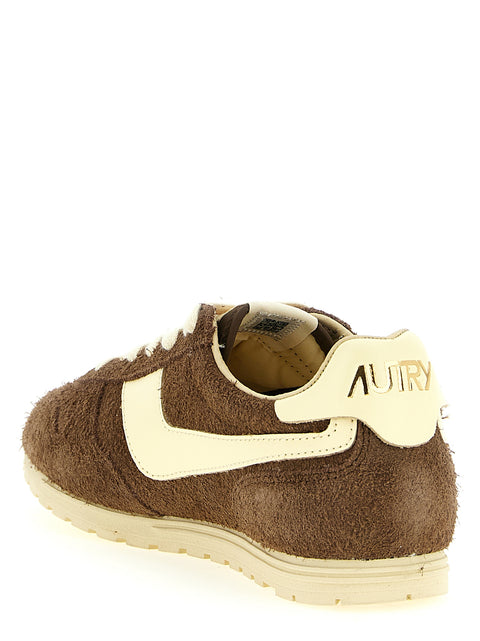 Windspin Suede Sneakers with Cotton Terry Lining