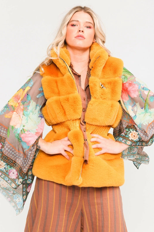 Winter Spice Vest-Vest-Aratta-XS-Mustard-Urbanheer