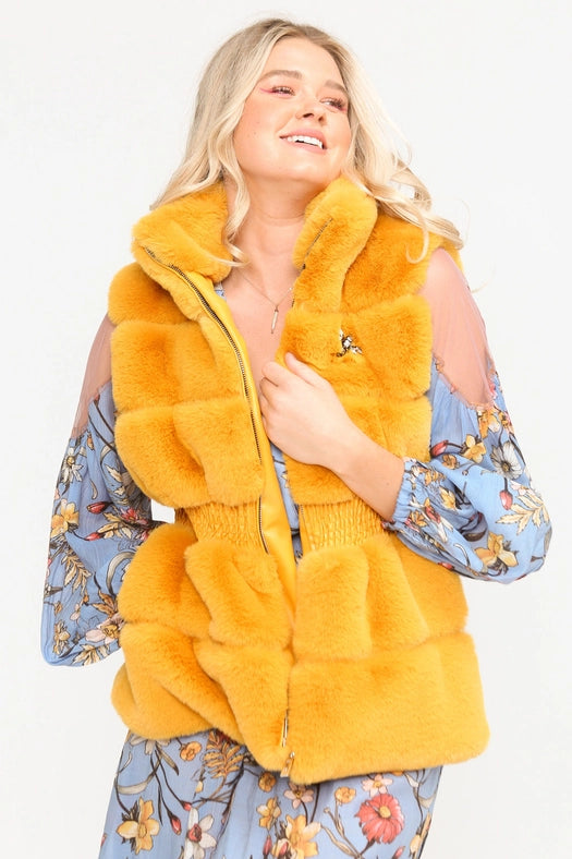 Winter Spice Vest-Vest-Aratta-XS-Mustard-Urbanheer