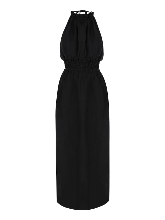 Within Her Own Forest Dress-Dress-Dor Raw Luxury-XS-Oatmeal-Urbanheer