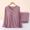 Women Built-in Bra Pajamas Set Women Shelf Bra Loungewear-Set-DrifWoo-S-Purple-Urbanheer