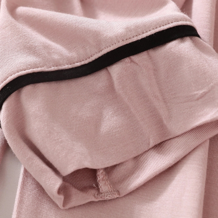 Women Built-in Bra Pajamas Set Women Shelf Bra Loungewear-Set-DrifWoo-S-Blush-Urbanheer