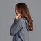 Womens 100% Cashmere Hooded Jumper Grey-Sweater-Paul James Knitwear-S-Urbanheer