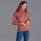 Womens 100% Chunky Merino Wool Submariner Roll Neck Jumper Dusky Pink-Jumper-Paul James Knitwear-M-Urbanheer