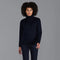 Womens 100% Chunky Merino Wool Submariner Roll Neck Jumper Navy-Jumper-Paul James Knitwear-S-Urbanheer