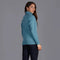 Womens 100% Chunky Merino Wool Submariner Roll Neck Jumper Teal-Jumper-Paul James Knitwear-S-Urbanheer