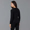 Womens 100% Cotton Crew Neck Jumper Black-Jumper-Paul James Knitwear-XS-Urbanheer