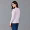 Womens 100% Cotton Crew Neck Jumper-Jumper-Paul James Knitwear-XS-Navy-Urbanheer