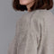Womens 100% Lambswool V Neck Ribbed Cardigan with Pockets Cobble Beige-Cardigan-Paul James Knitwear-S-Urbanheer