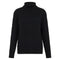 Womens Chunky Merino Wool Roll Neck Cable Jumper-Jumper-Paul James Knitwear-XS-Black-Urbanheer