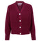 Womens Cotton Oversized V Neck Ribbed Cardigan Rhododendron-Cardigan-Paul James Knitwear-M-Urbanheer