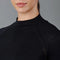 Womens Heavyweight Merino Activewear High Neck Top-Top-Paul James Knitwear-XS-Black-Urbanheer