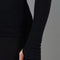 Womens Heavyweight Merino Activewear High Neck Top-Top-Paul James Knitwear-XS-Black-Urbanheer