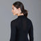 Womens Heavyweight Merino Activewear High Neck Top-Top-Paul James Knitwear-XS-Black-Urbanheer