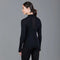 Womens Heavyweight Merino Activewear High Neck Top-Top-Paul James Knitwear-XS-Black-Urbanheer