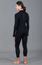 Womens Heavyweight Merino Activewear High Neck Top-Top-Paul James Knitwear-XS-Black-Urbanheer