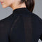 Womens Heavyweight Merino Activewear High Neck Top-Top-Paul James Knitwear-XS-Black-Urbanheer