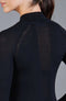 Womens Heavyweight Merino Activewear High Neck Top-Top-Paul James Knitwear-XS-Black-Urbanheer