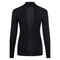 Womens Heavyweight Merino Activewear High Neck Top-Top-Paul James Knitwear-XS-Black-Urbanheer