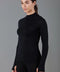 Womens Heavyweight Merino Activewear High Neck Top-Top-Paul James Knitwear-XS-Black-Urbanheer