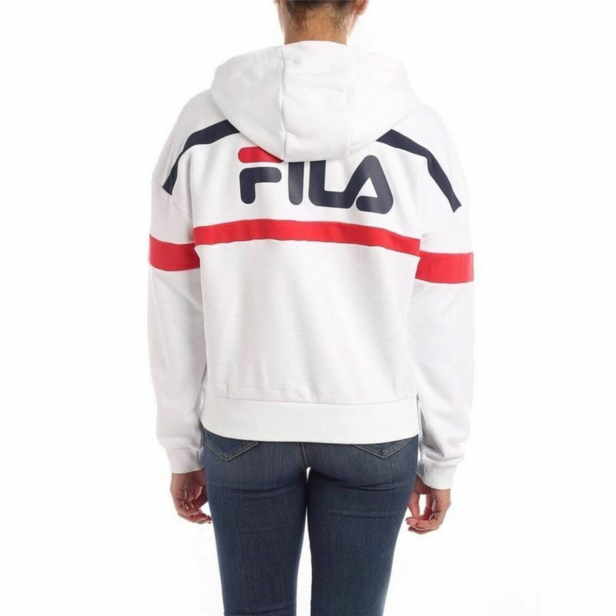 Women’s Hoodie Fila Ella White-Sports | Fitness > Sports material and equipment > Sports sweatshirts-Fila-XS-Urbanheer