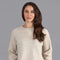 Womens Lambswool Drop Shoulder Jumper Linen-Jumper-Paul James Knitwear-S-Linen-Urbanheer