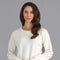 Womens Lambswool Drop Shoulder Jumper Off White-Jumper-Paul James Knitwear-S-Off White-Urbanheer
