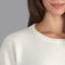 Womens Lambswool Drop Shoulder Jumper Off White-Jumper-Paul James Knitwear-S-Off White-Urbanheer