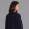 Womens Lambswool Drop Shoulder Jumper Oxford Blue-Jumper-Paul James Knitwear-S-Oxford Blue-Urbanheer