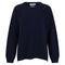 Womens Lambswool Drop Shoulder Jumper Oxford Blue-Jumper-Paul James Knitwear-S-Oxford Blue-Urbanheer