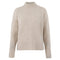 Womens Lambswool Grown On Neck Jumper Linen-Jumper-Paul James Knitwear-S-Linen-Urbanheer