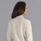 Womens Lambswool Grown On Neck Jumper Linen-Jumper-Paul James Knitwear-S-Linen-Urbanheer