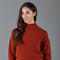 Womens Lambswool Grown On Neck Jumper Tiger-Jumper-Paul James Knitwear-M-Tiger-Urbanheer