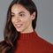 Womens Lambswool Grown On Neck Jumper Tiger-Jumper-Paul James Knitwear-M-Tiger-Urbanheer